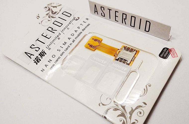 Asteroid India Hybrid SIM Slot Adapter (Gold)