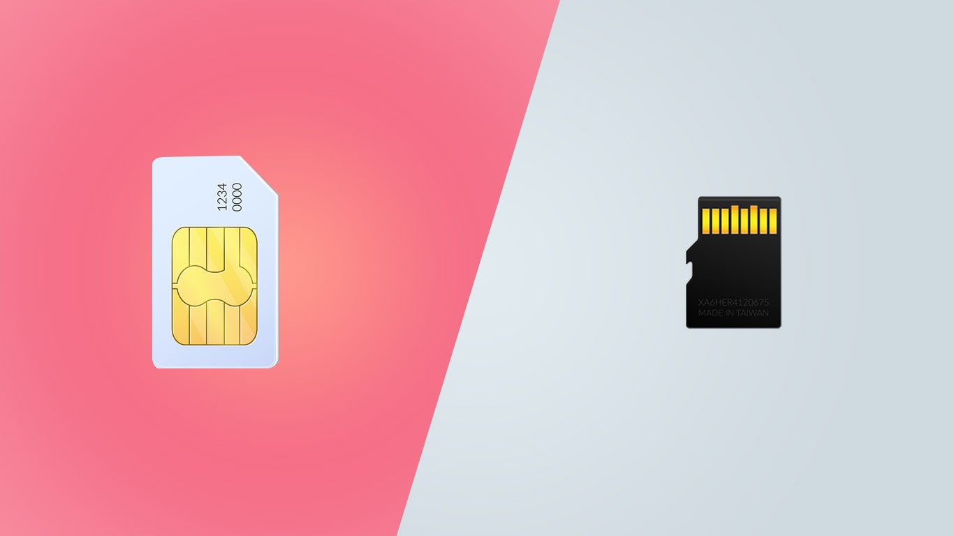 What is the difference between a SIM card and an SD card? - Hybrid Sim