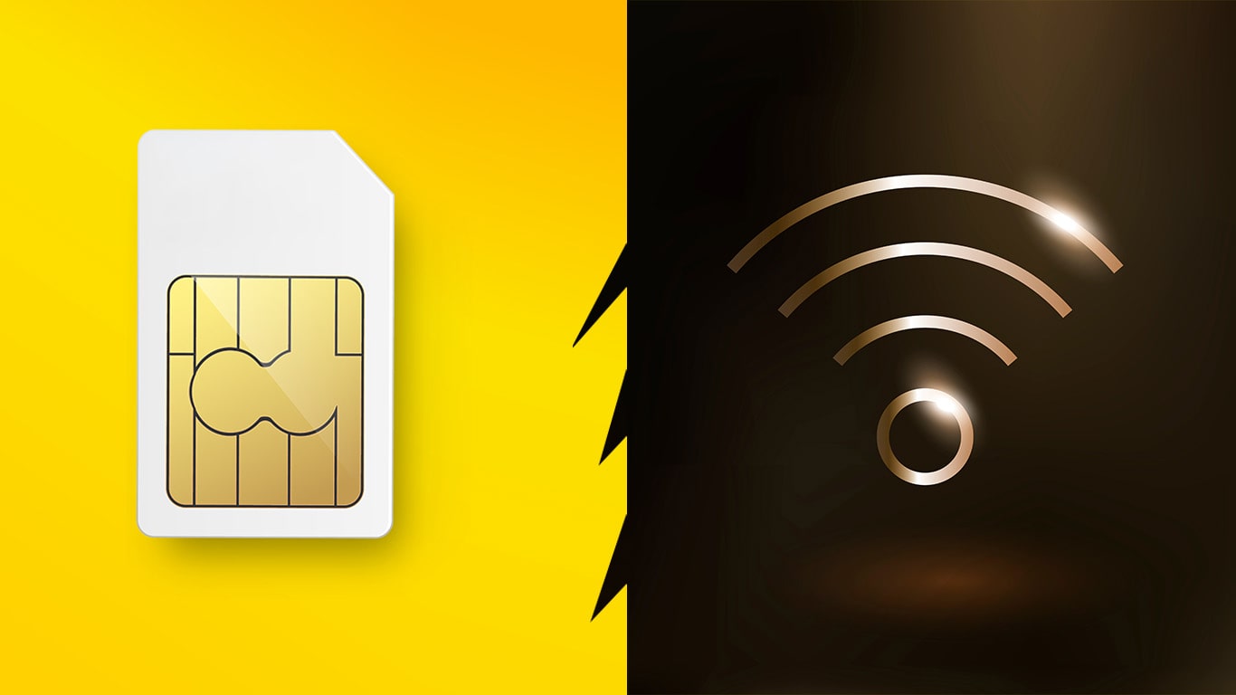 SIM Card Data vs Wifi A comparison Hybrid Sim