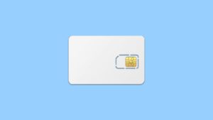 Blank SIM Card