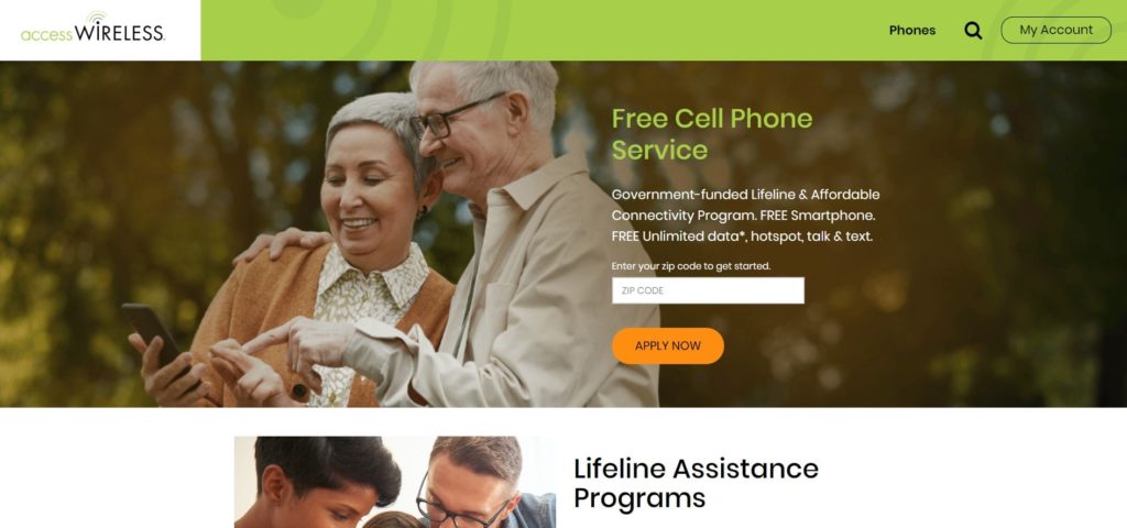 Access Wireless Website